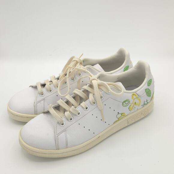 Adidas Stan Smith Men\'s Size 8 Disney Tinkerbell Peter Pan GZ5994 White Green